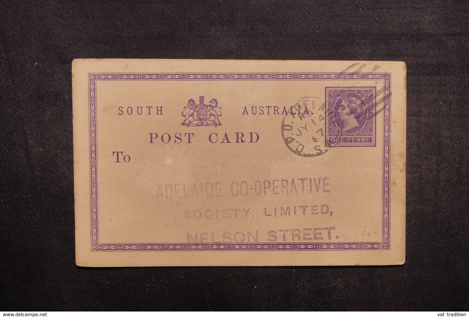 AUSTRALIE - Entier Postal De Adelaide En 1887 - L 40603 - Cartas & Documentos