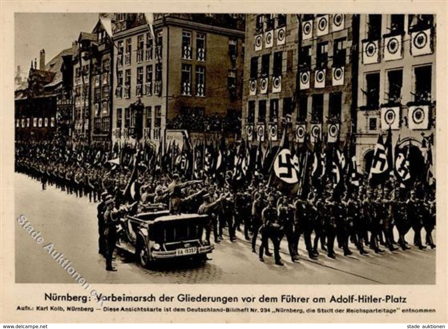 Hitler Nürnberg (8500) WK II  I-II - War 1939-45