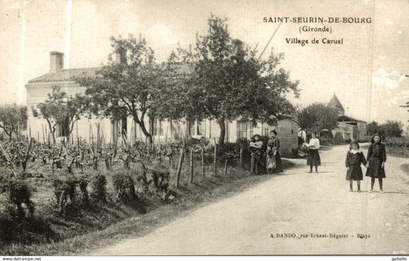 SAINT SEURIN DU BOURG VILLAGE DE CARUEL - Autres & Non Classés