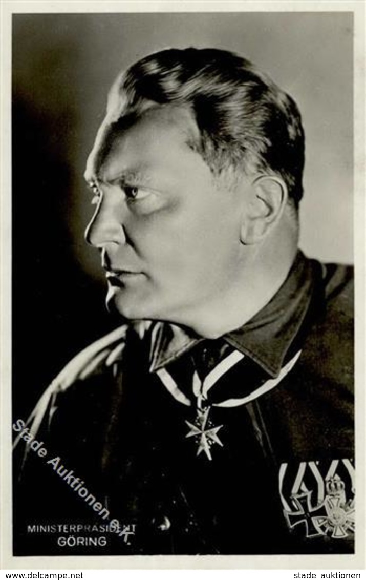 Göring Ministerpräsident WK II   Foto AK I-II - Guerra 1939-45