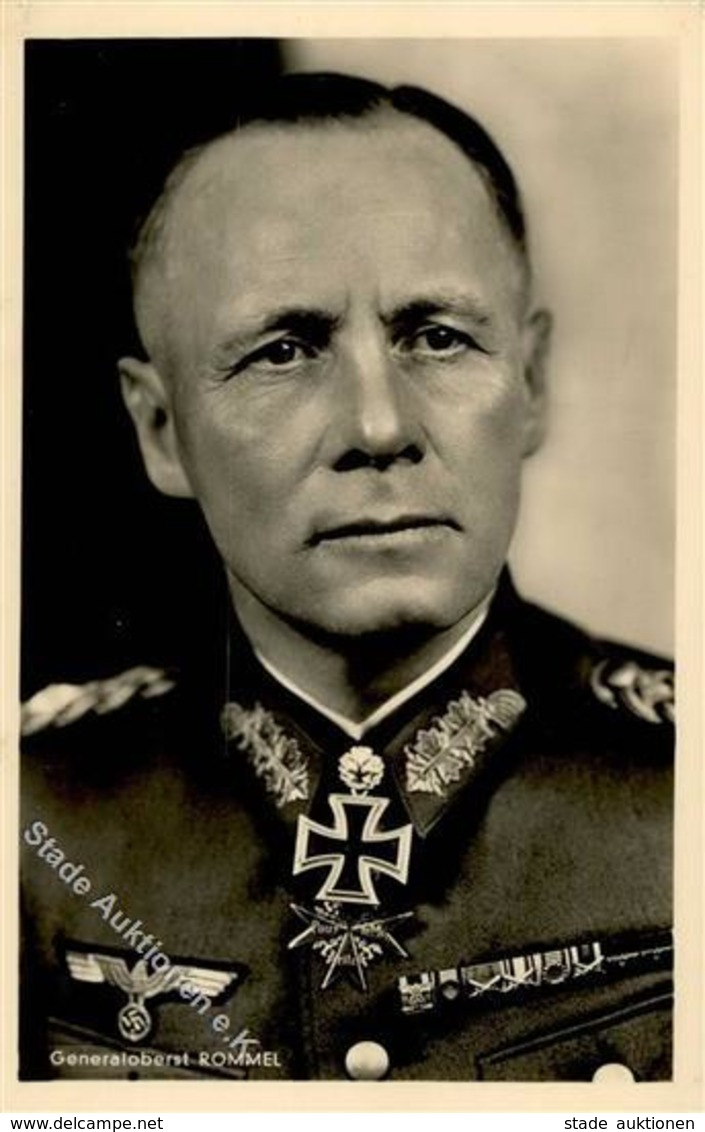 Ritterkreuzträger WK II Rommel Generaloberst PH 1520  Foto AK I-II - Guerra 1939-45