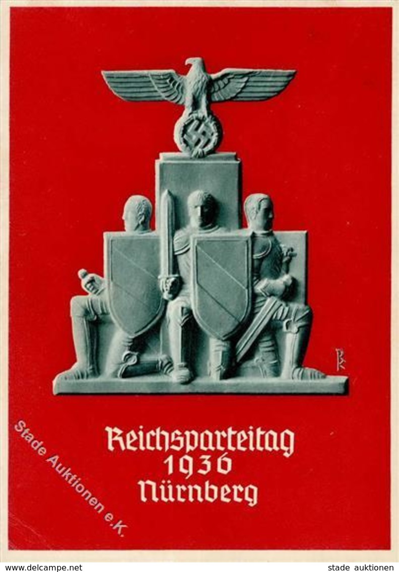 Reichsparteitag Nürnberg (8500) WK II 1936 Sign. Klein, Richard I-II (Eckbug) - Guerre 1939-45