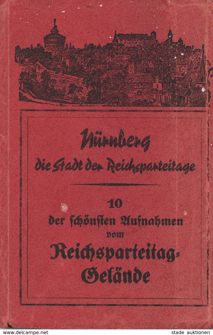 REICHSPARTEITAG NÜRNBERG WK II - Kpl. 10er-LEPORELLO I-II - Guerre 1939-45