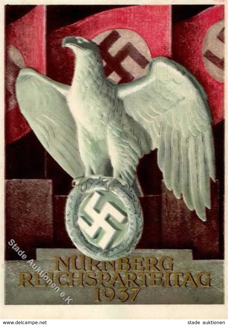 Reichsparteitag WK II Nürnberg (8500) 1937 Sign. Klein, Richard I-II - Guerre 1939-45