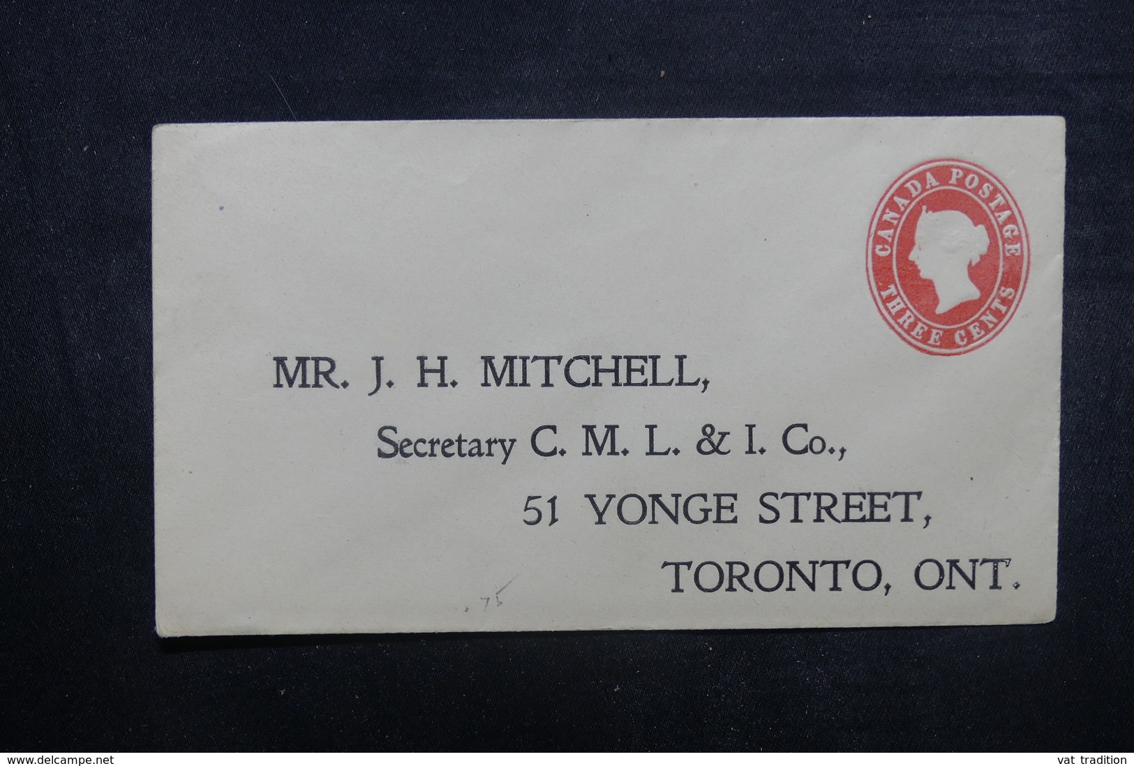 CANADA - Entier Postal Commercial Non Circulé - L 40612 - 1860-1899 Victoria
