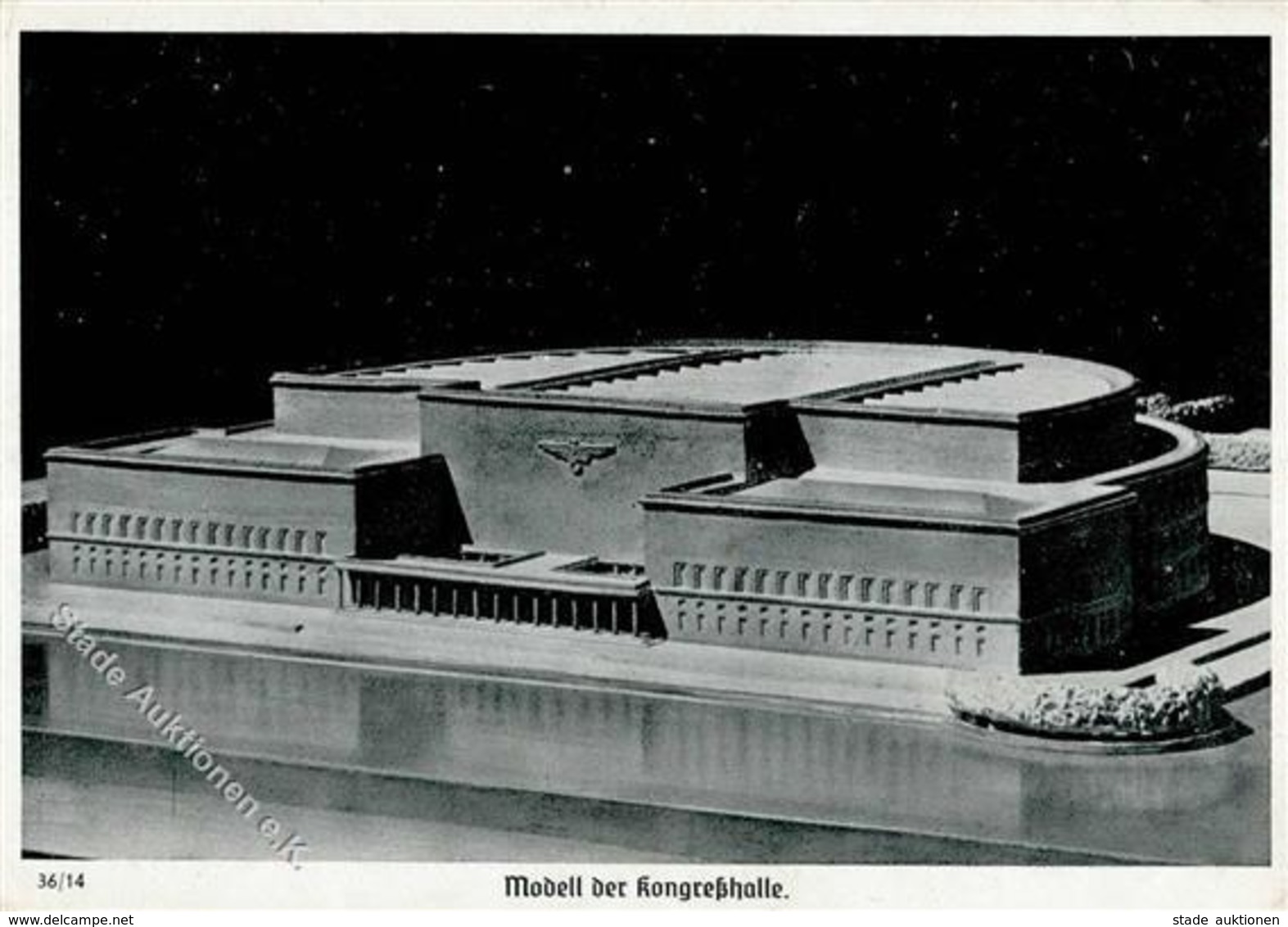 Reichsparteitag NÜRNBERG WK II - PH 36/14 Modell Der Kongresshalle Mit S-o I - Guerre 1939-45