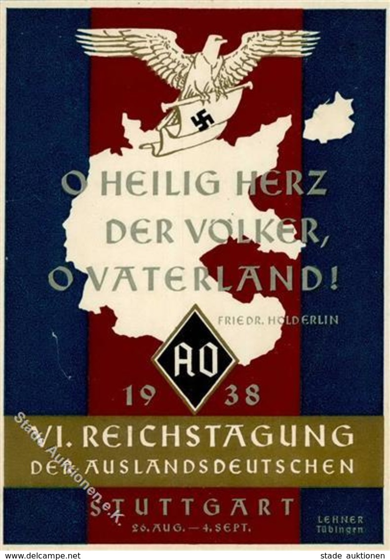 STUTTGART WK II - VDA-REICHSTAGUNG 1938 Mit S-o I - Guerre 1939-45