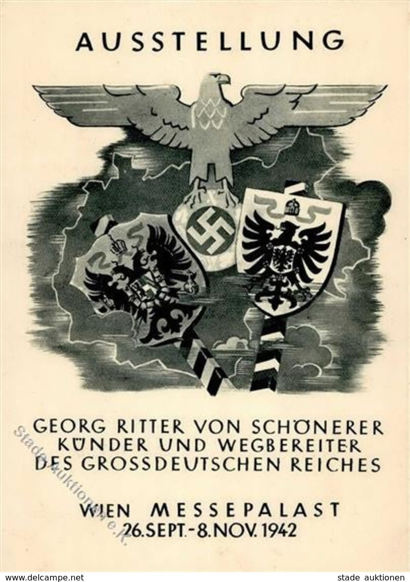 WIEN WK II - AUSSTELLUNG GROSSDEUTSCHES REICH 1942 Mit S-o I - Guerre 1939-45