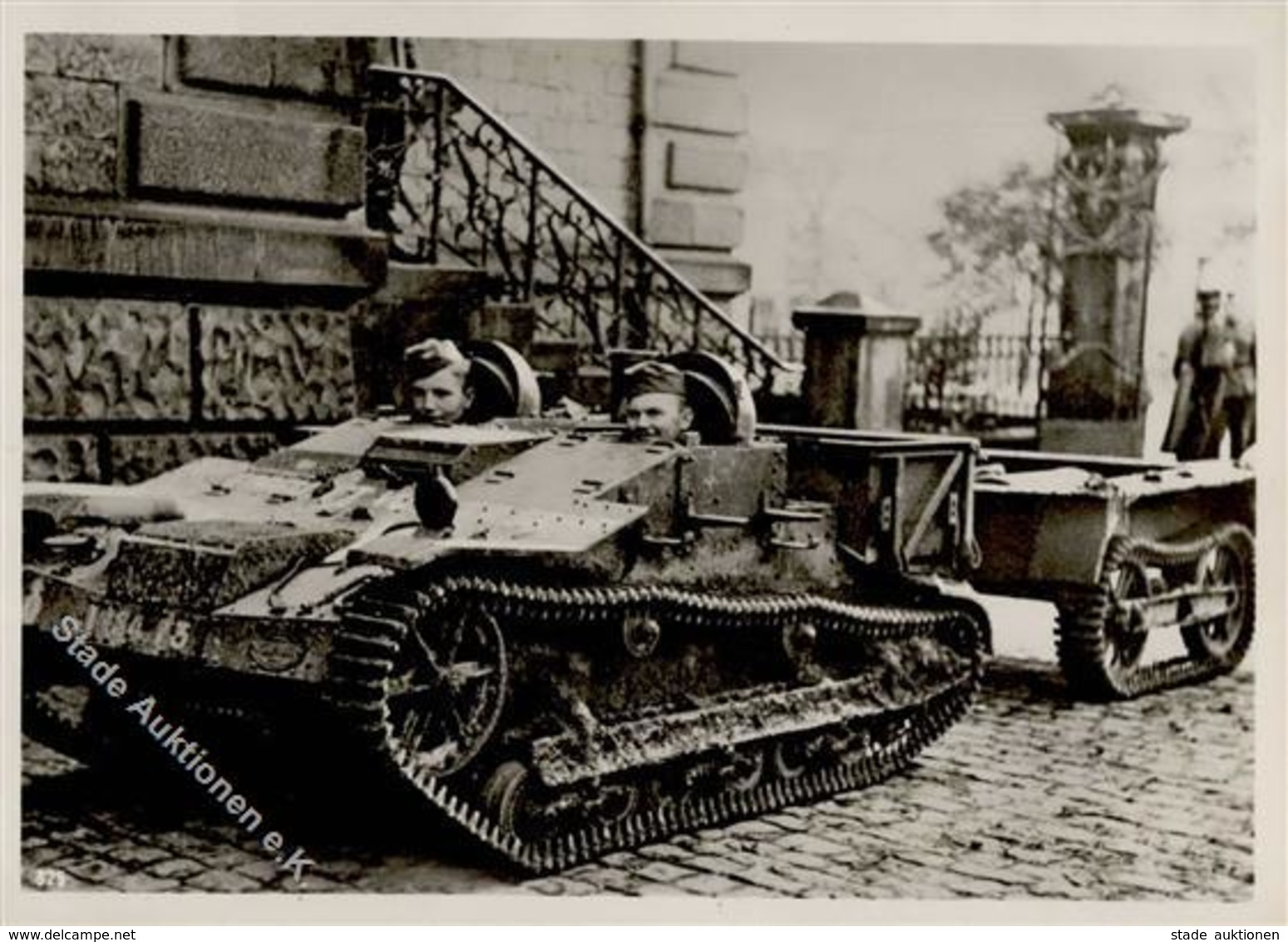 Panzer (WK II) Französische Panzermunitionsschleppe WK II   FOTO KEINE AK I-II Réservoir - Weltkrieg 1939-45