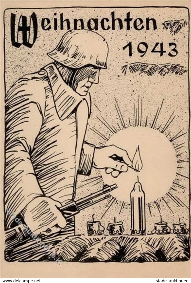 KRIEGSWEIHNACHT 1943 WK II - Feldpostkarte I - Guerre 1939-45