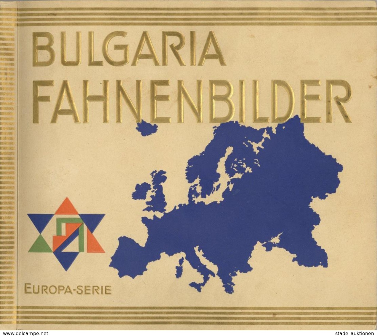 Sammelbild-Album Bulgaria Fahnenbilder Europa Serie Kompl. II - Weltkrieg 1939-45
