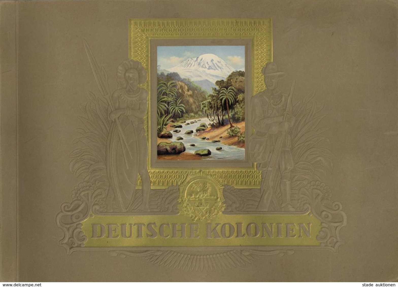 Sammelbild-Album Deutsche Kolonien 1935Zigaretten Bilderdienst Dresden Kompl. II Colonies - Guerra 1939-45