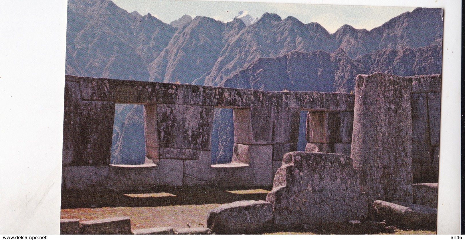 MACHUPICCHU TEMPIO DE LAS TRES VENTANAS    AUTENTICA 100% - Perù