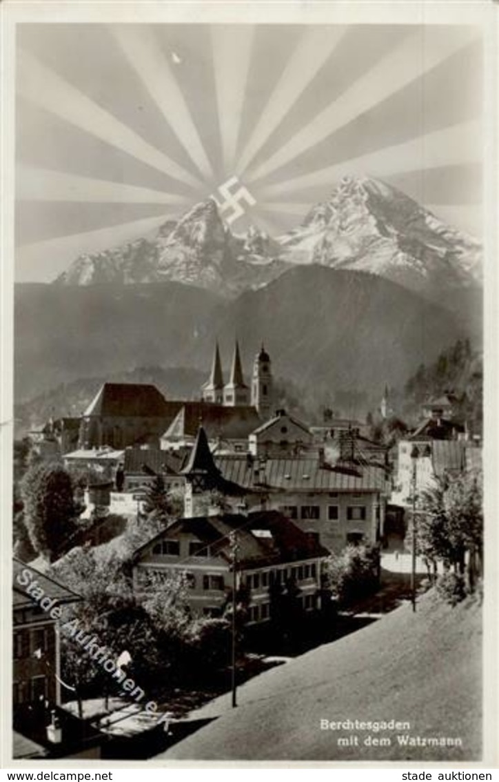 WK II Aufgehende Sonne Berchtesgaden (8240) I (Marke Entfernt) - Weltkrieg 1939-45