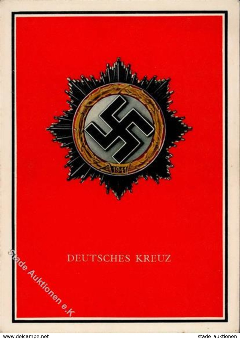 Orden WK II Deutsches Kreuz AK  I-II - Guerre 1939-45