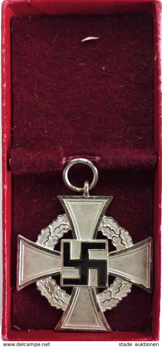 WK II Orden Für Treue Dienste 25 Jahre Silber Mit Schatulle I-II - Weltkrieg 1939-45