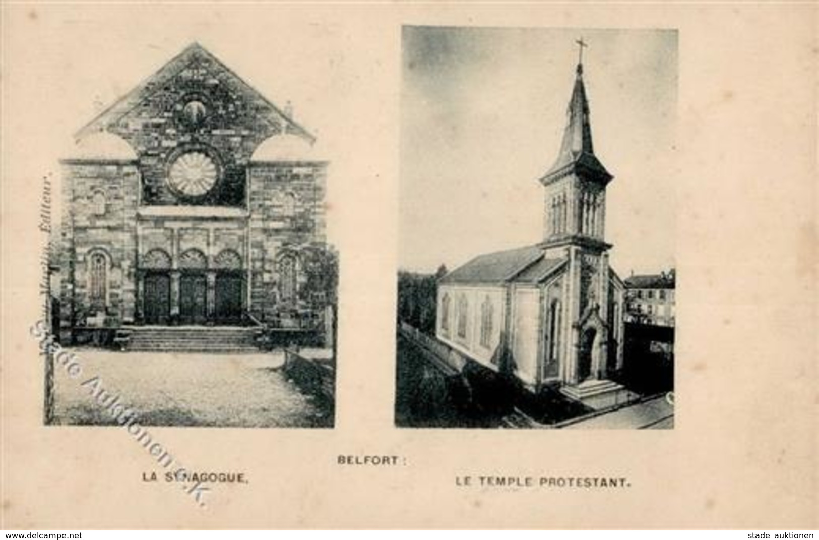 Synagoge Belfort (90000) Frankreich I-II (fleckig) Synagogue - Judaisme