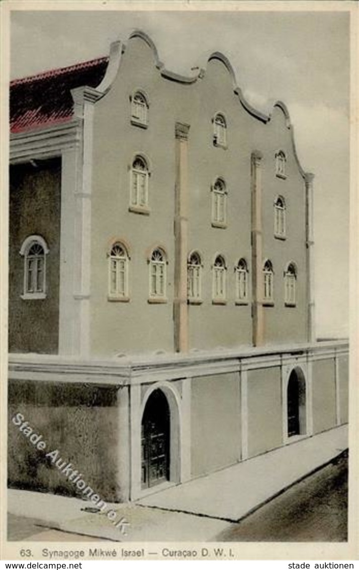 Synagoge CURACAO D.W.I. - Synagoge Mikwe Israel I Synagogue - Judaika