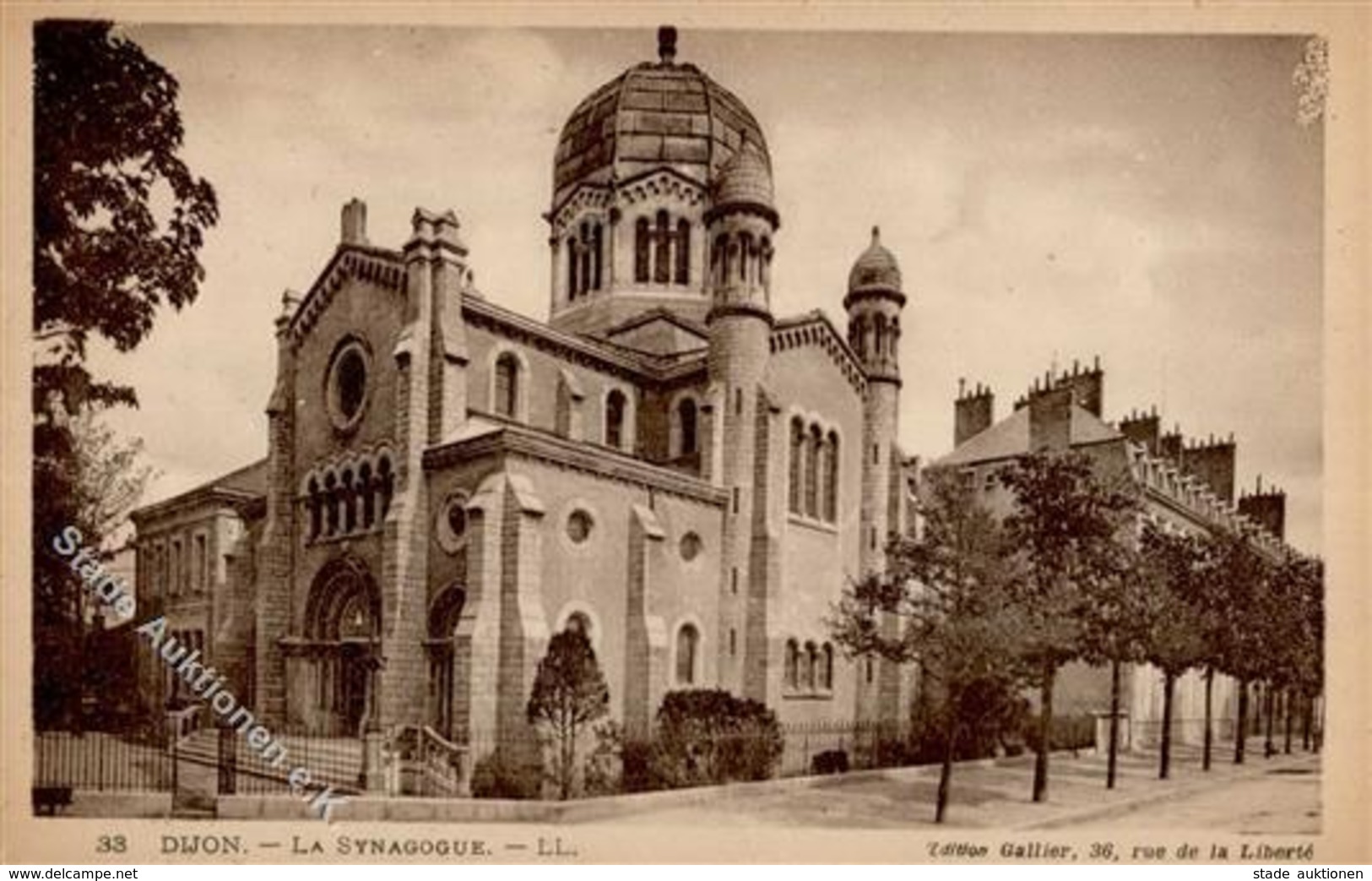 Synagoge Dijon (21000) Frankreich I-II Synagogue - Judaisme