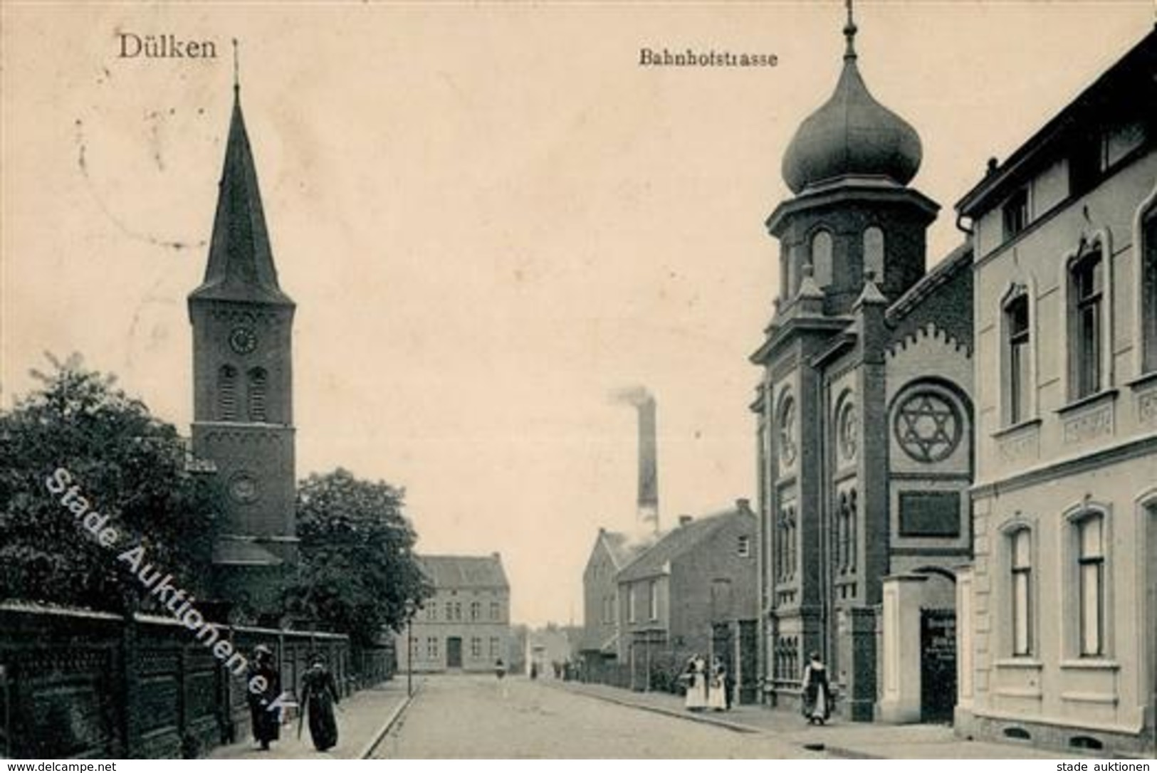 Synagoge Dülken (4060) 1910 I-II Synagogue - Judaisme