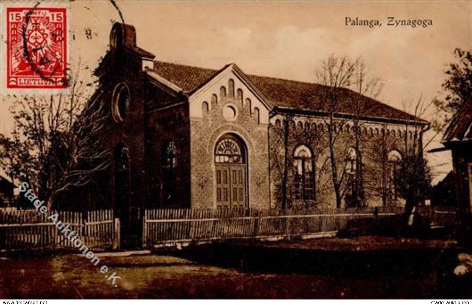 Synagoge PALANGA,Litauen - I-II Synagogue - Jewish