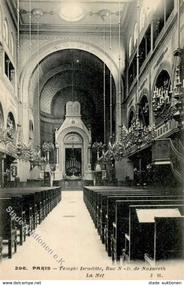 Synagoge PARIS - Inneres Des Israelit. Tempels De Nazareth I Synagogue - Jewish