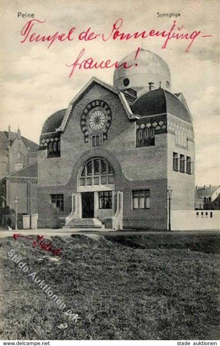 Synagoge Peine (3150) 1909 I-II Synagogue - Giudaismo