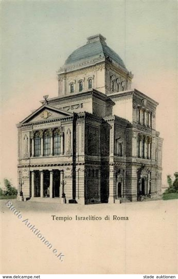 Synagoge Roma (00100) Italien I-II Synagogue - Jewish