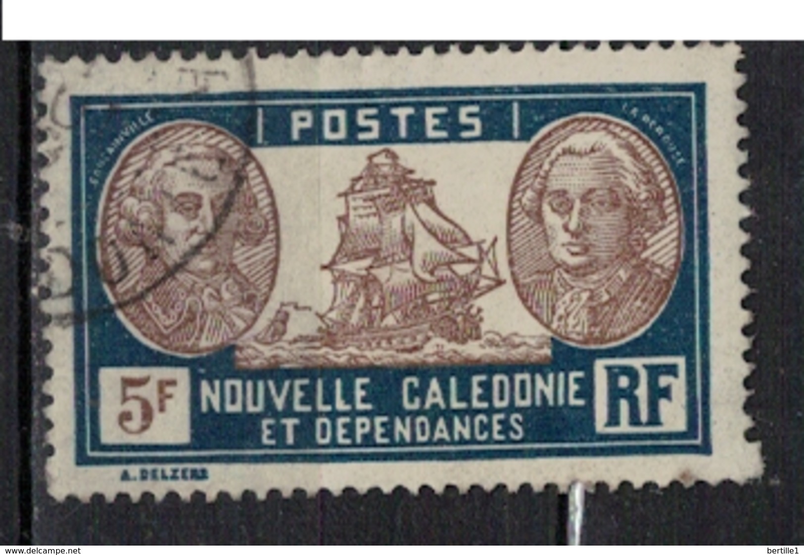 NOUVELLE CALEDONIE              N°     YVERT     159     OBLITERE       ( Ob  5/20 ) - Oblitérés