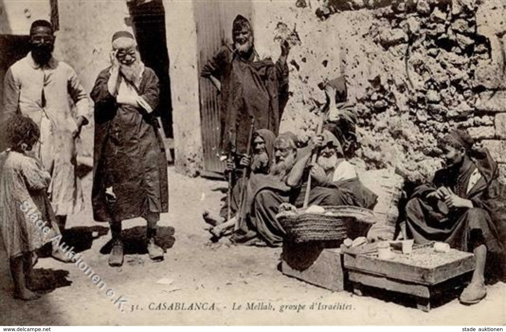 Judaika Casablanca Marokko Jüdische Typen I-II Judaisme - Judaísmo
