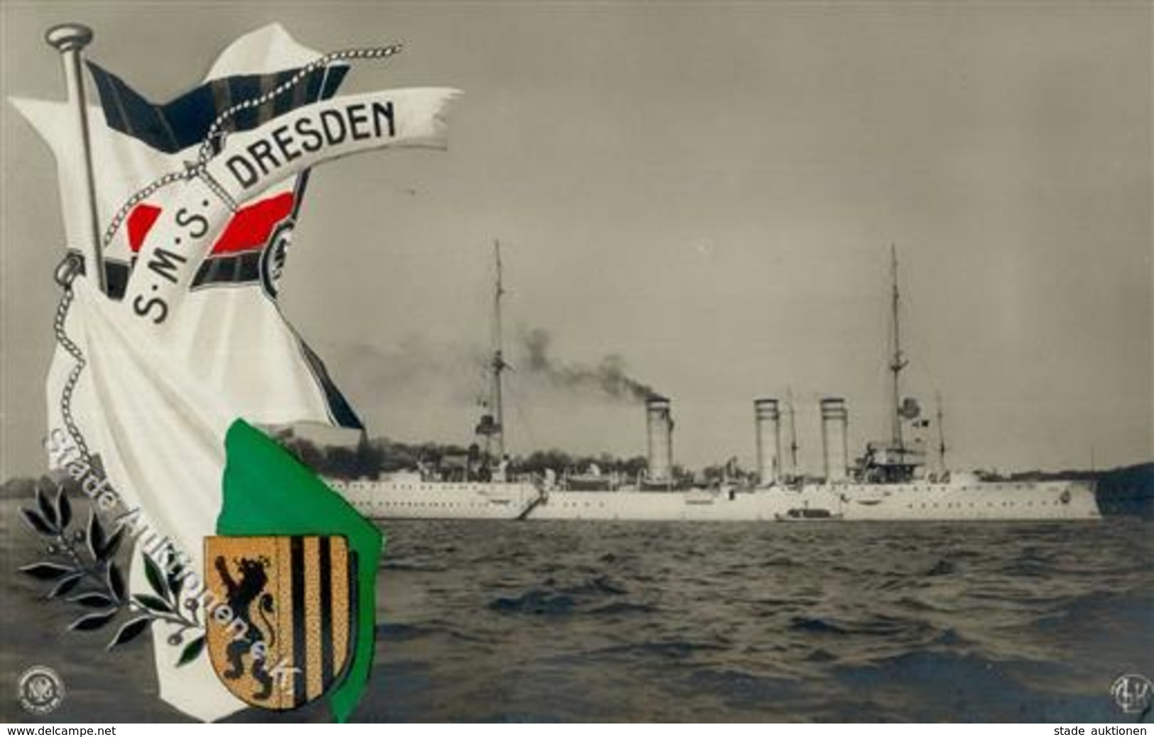 Kriegsschif SMS DRESDEN - (1241b/2) I - Otros & Sin Clasificación