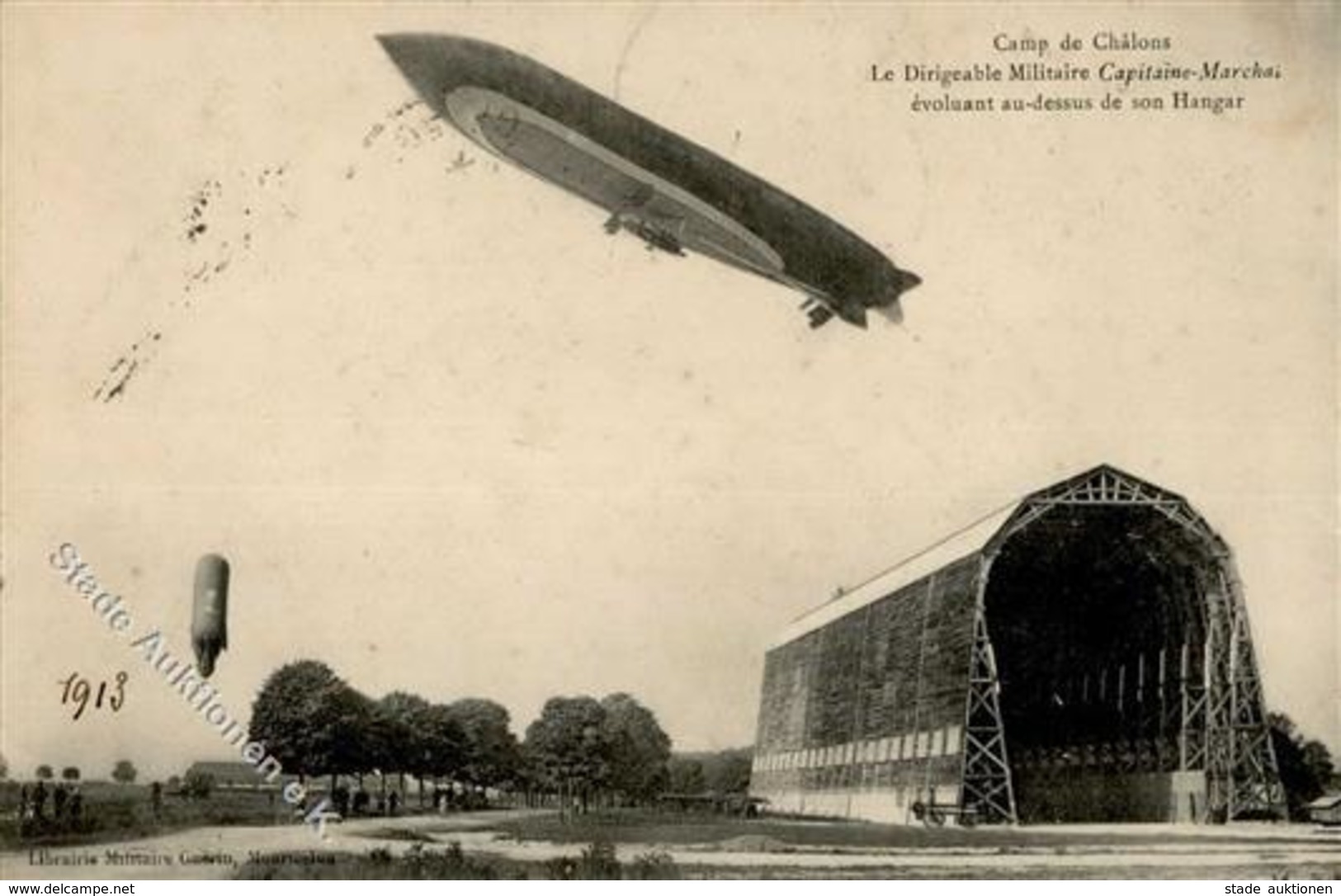 Ballon Capitaine Marchau 1913 I-II - Balloons