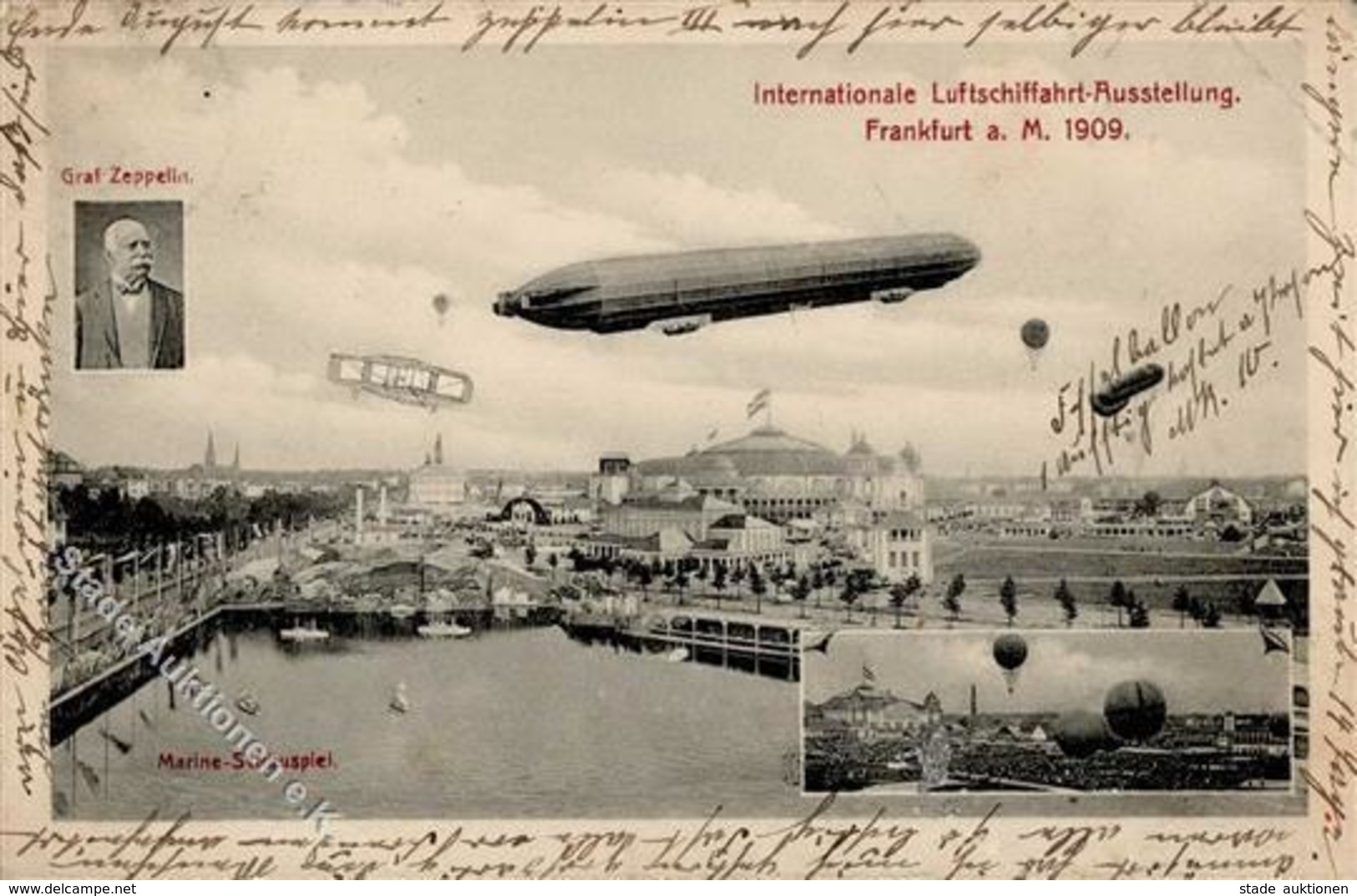 ILA Frankfurt (6000) Zeppelin  1909 I-II (Eckbug) Dirigeable - Aeronaves