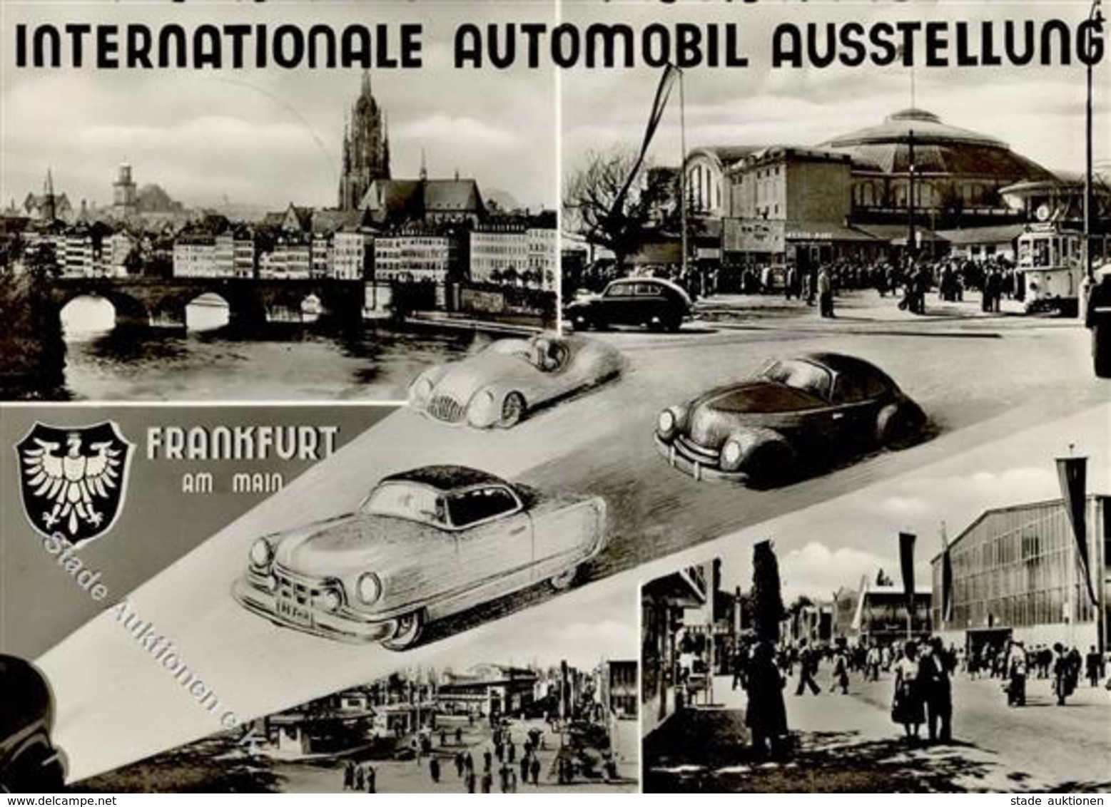 FRANKFURT/Main - INT. AUTOMOBIL-AUSSTELLUNG 1953 Mit S-o I - Autres & Non Classés