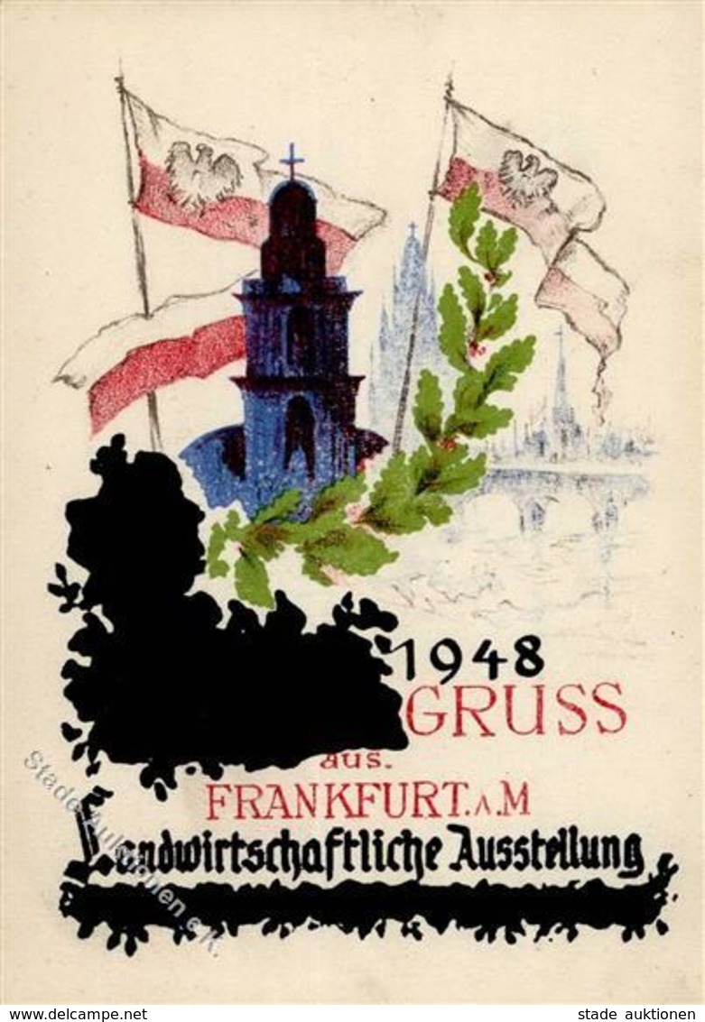FRANKFURT/Main - LANDWIRTSCHAFTLICHE AUSSTELLUNG 1948 Mit S-o I - Other & Unclassified