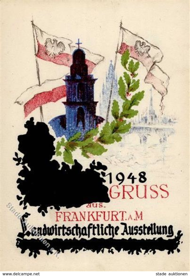 FRANKFURT/Main - LANDWIRTSCHAFTLICHE AUSSTELLUNG 1948 Mit S-o I - Sonstige & Ohne Zuordnung