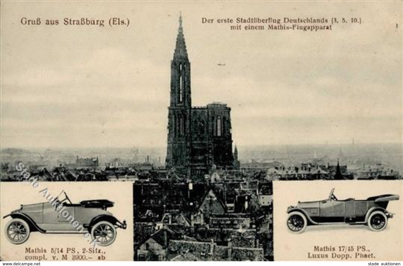 Oldtimer Strasbourg (67000) Frankreich Mathis I-II - Sonstige & Ohne Zuordnung