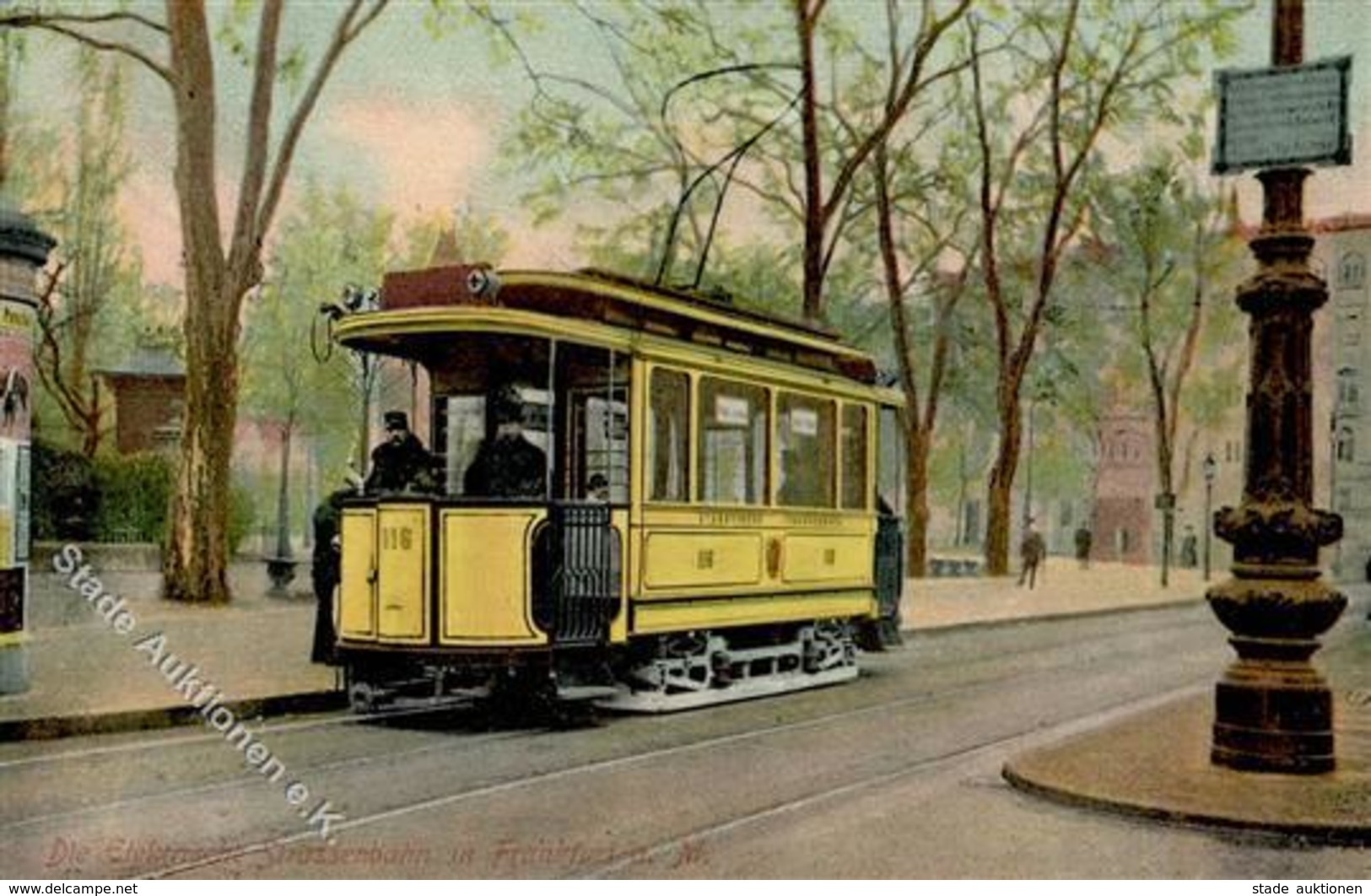 STRASSENBAHN - Die ELEKTRISCHE Strassenbahn In  FRANKFURT/Main I Tram - Tramways