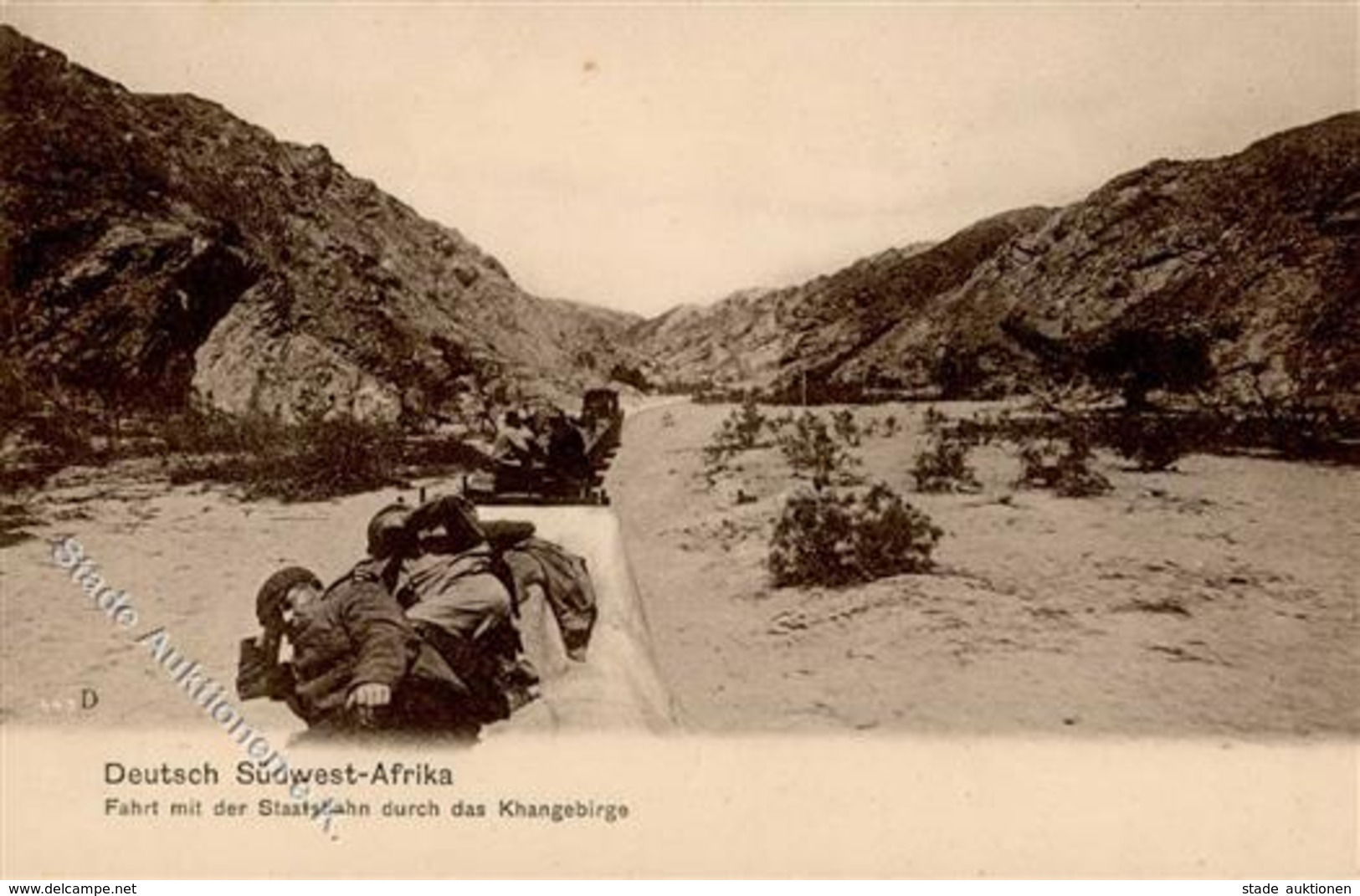 Kolonien Deutsch Südwestafrika Eisenbahn Khangebirge I-II Chemin De Fer Colonies - Geschiedenis