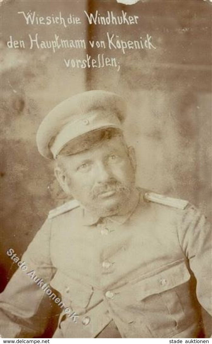 Kolonien Deutsch Südwestafrika Hauptmann Von Köpenick  1906 I-II Colonies - Histoire
