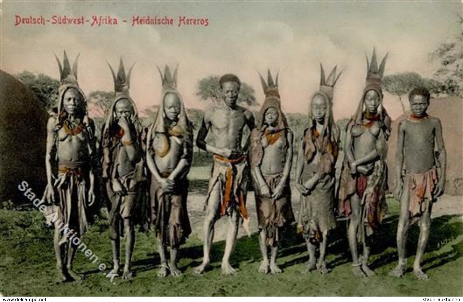 Kolonien Deutsch Südwestafrika Heidnische Hereros I-II Colonies - Histoire