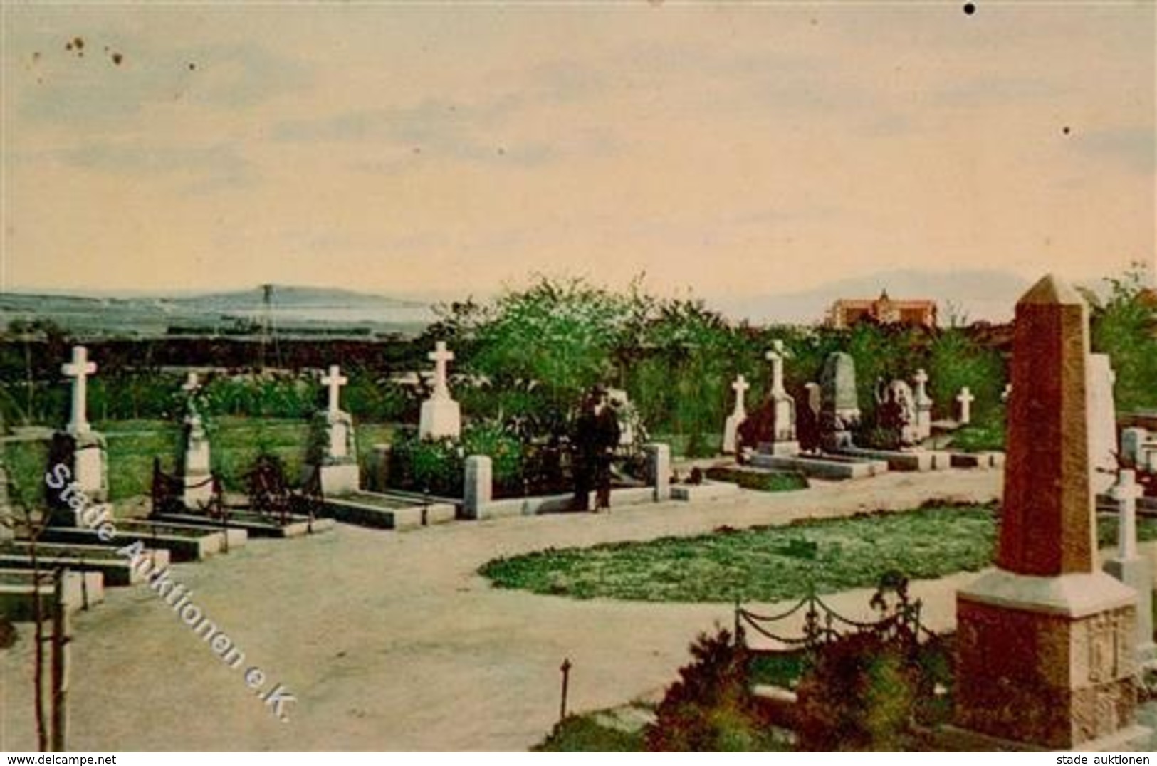 Deutsche Kolonien KIAUTSCHOU - Der Europäerfriedhof In TSINGTAU - I Colonies - Ohne Zuordnung