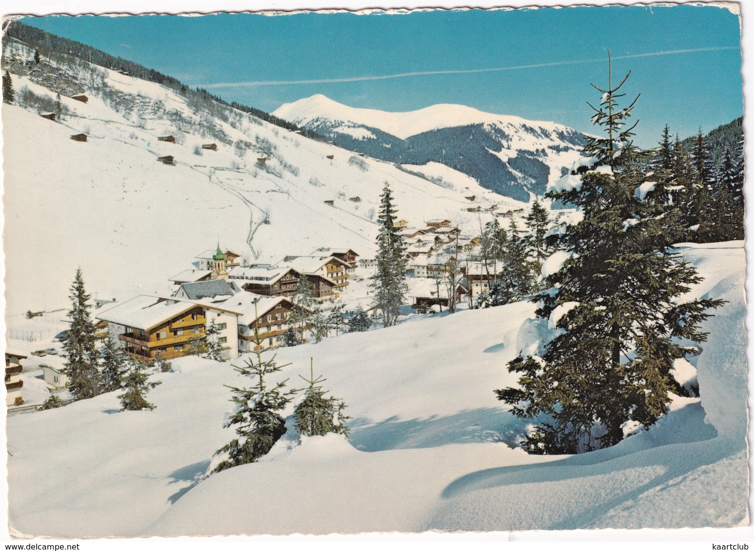 Wintersportplatz Gerlos, 1250 M - Zillertal, Tirol - Blick Auf Falschriedl Und Königsleiten - Gerlos