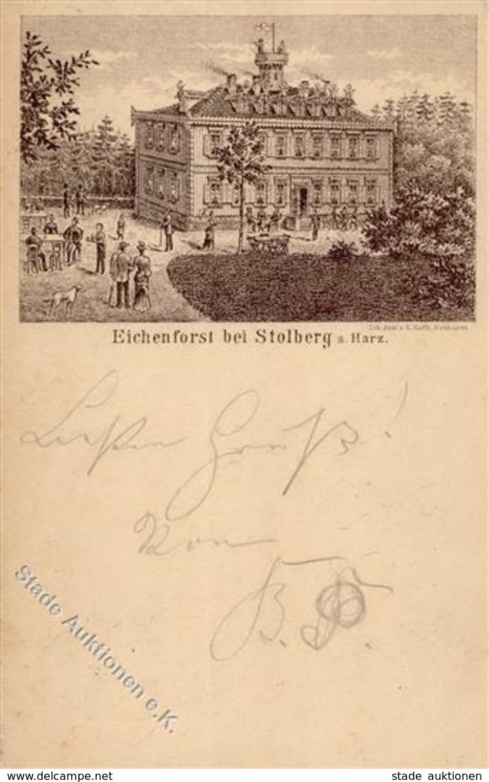 Vorläufer Stolberg (O4713) Eichenforst 1890 I-II - Autres & Non Classés