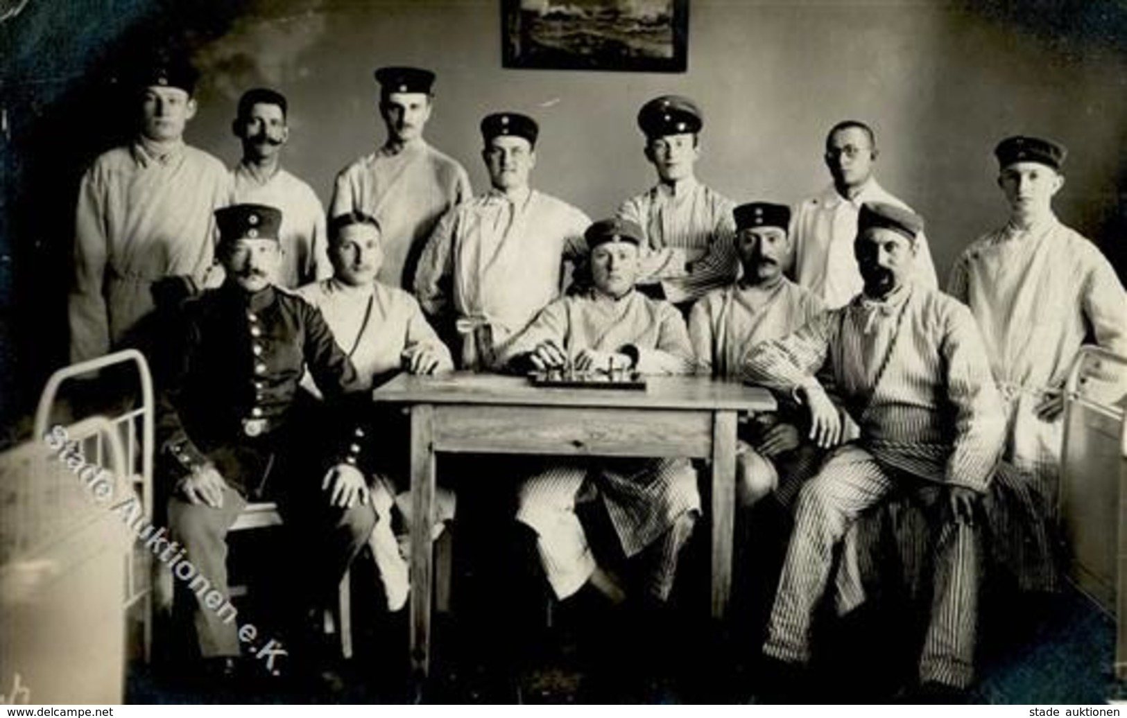 Schach Königsberg Russische Föderation WK I Lazarett Foto AK 1915 I-II - Ajedrez