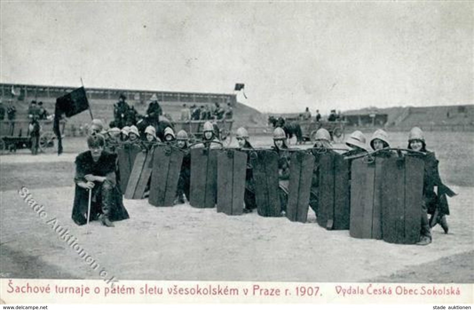 Schach Lebende Schachfiguren 1907 I-II - Ajedrez