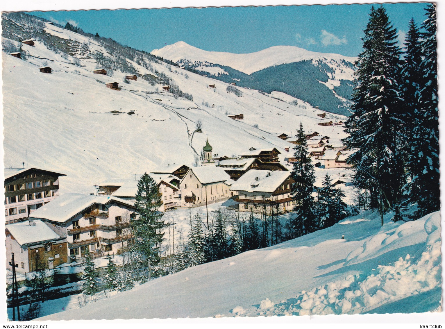 Wintersportplatz Gerlos, 1250 M, Zillertal, Tirol - Blick Auf Falschriedl Und Königsleiten - Gerlos
