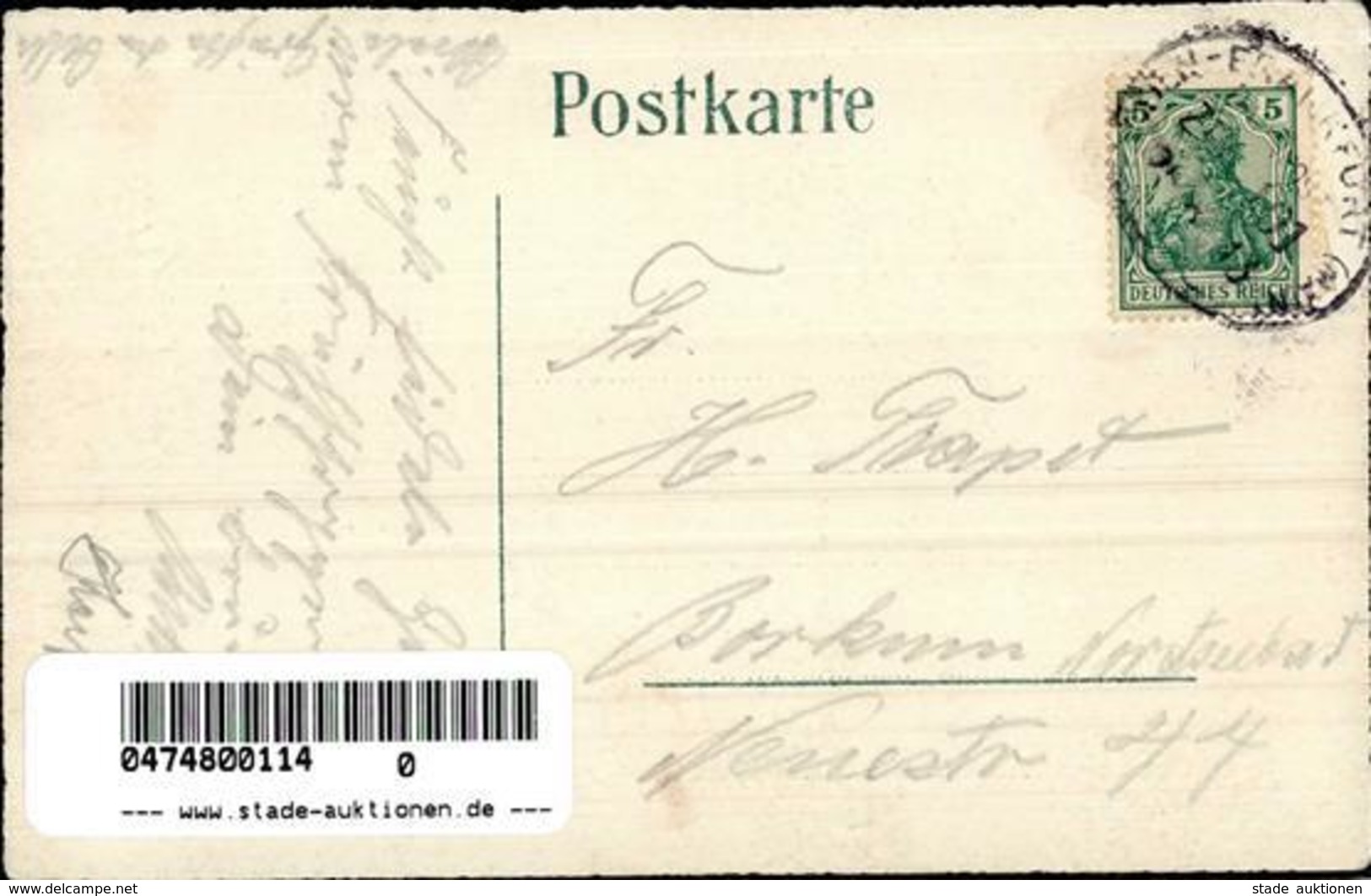 Studentika Bavaria Seis Panier Eule 1913 I-II (fleckig) - Ecoles