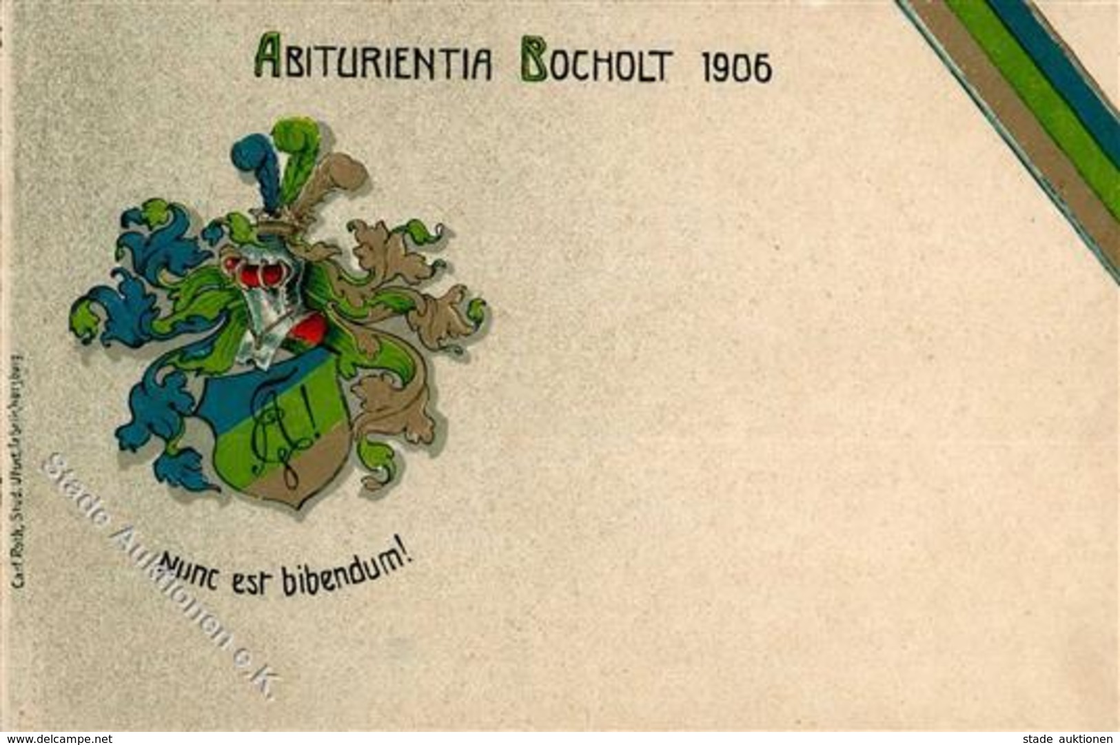 Studentika Bocholt (4290) Abiturientia 1906 I-II - Escuelas