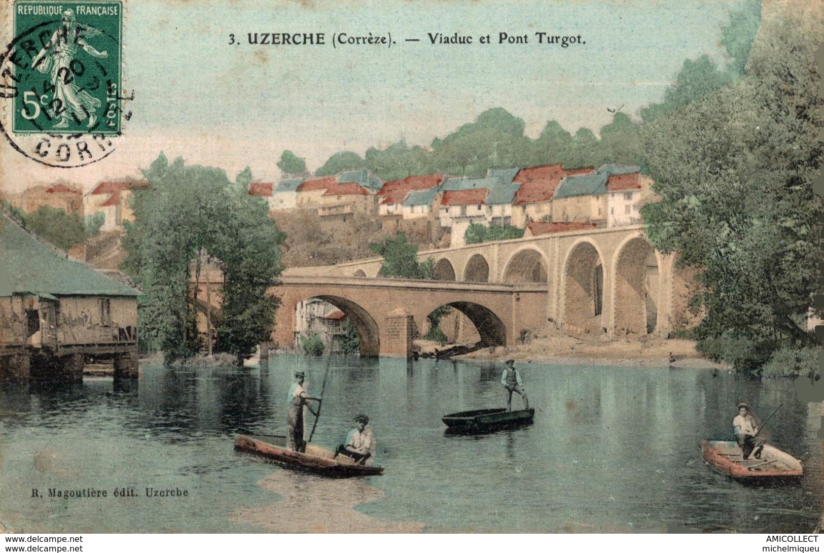 5898   -2019        UZERCHE   VIADUC ET PONT TURGOT - Uzerche